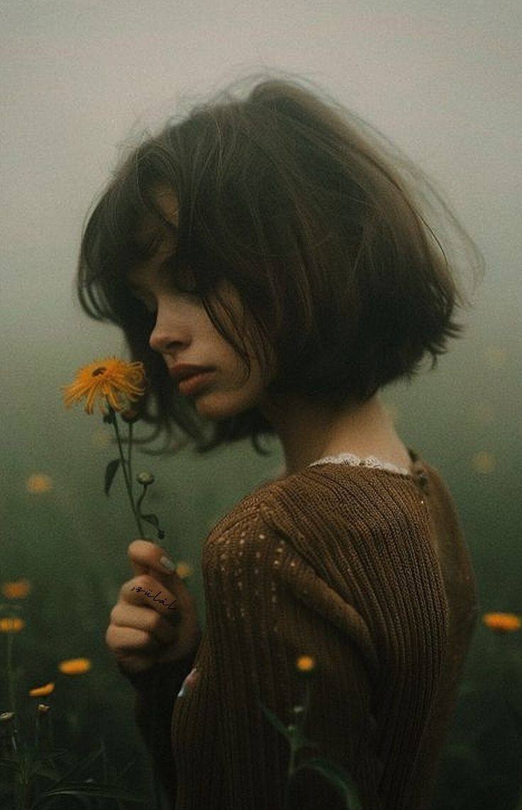 Yellow Resting in Her Hands