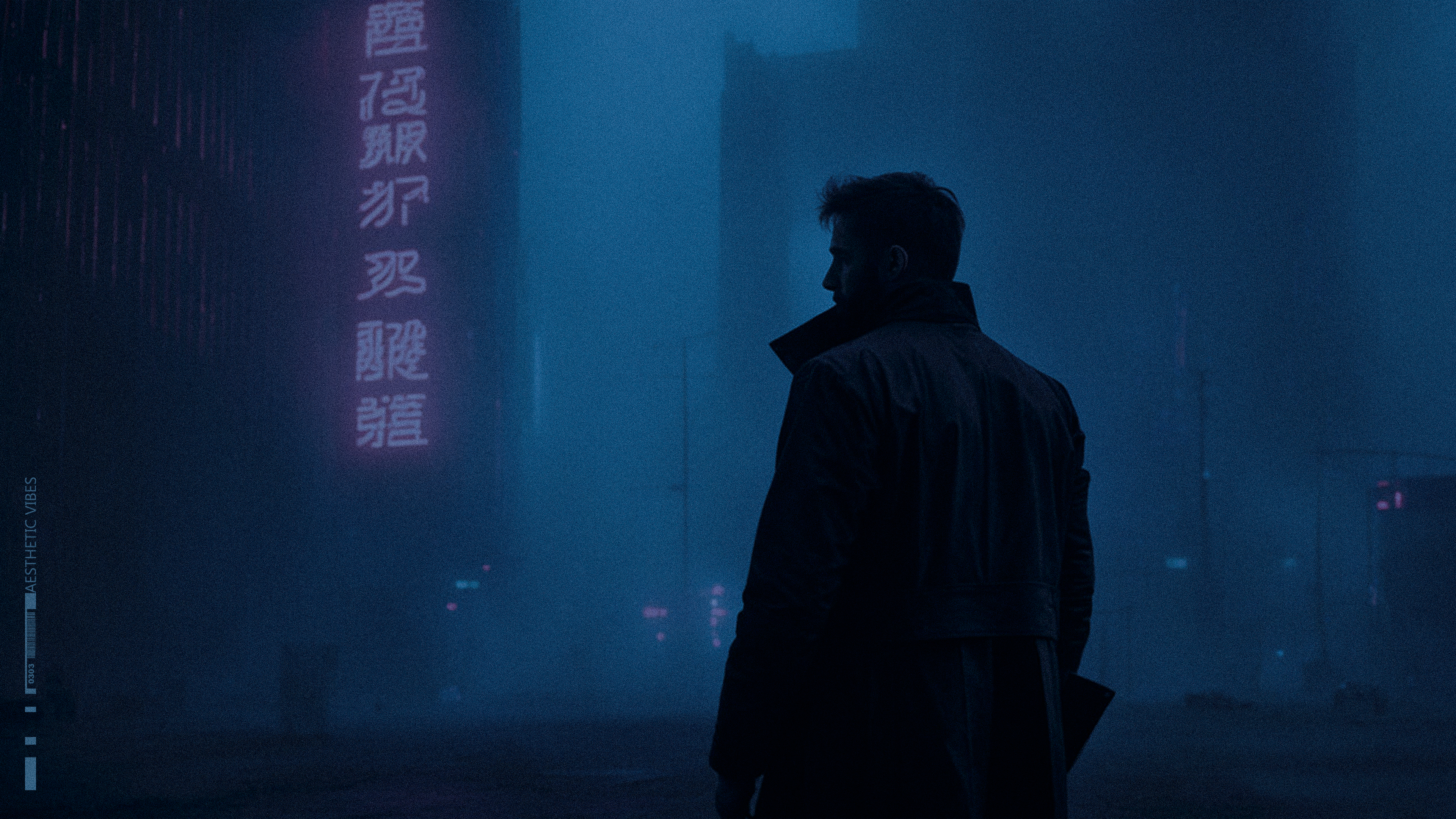 Unmoved | Moody City Lights Horizon Aesthetic Artwork