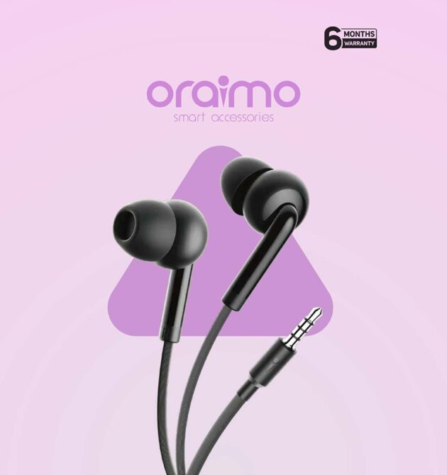 Oraimo Conch 2 In-Ear Wired Headphones (OEP-E11)