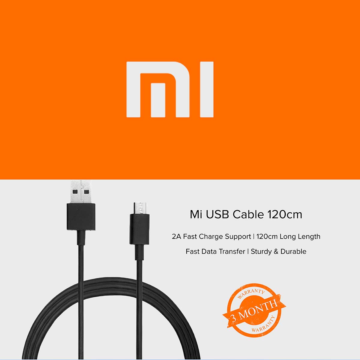 Xiaomi Mi USB to micro-v8 cable